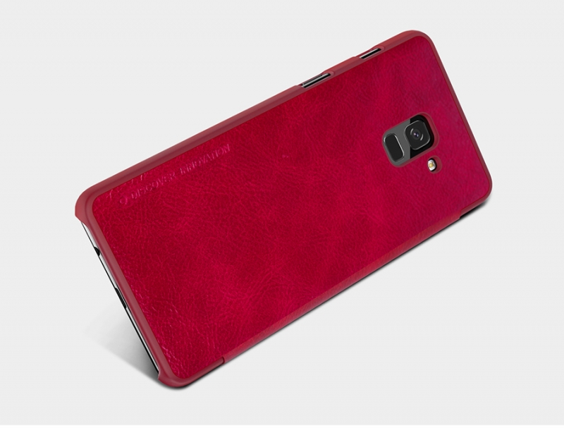 Bao Da Samsung Galaxy A8 2018 Hiệu Nillkin Qin Chính Hãng được làm bằng da và nhựa cao cấp polycarbonate khá mỏng nhưng có độ bền cao, cực kỳ sang trọng khi gắn cho chiếc điện thoại của bạn.